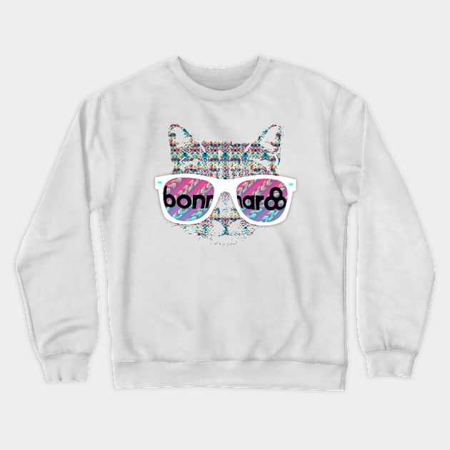 Bonnaroo Cat Crewneck Sweatshirt by Stuff